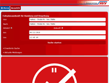 Tablet Screenshot of hvv.de